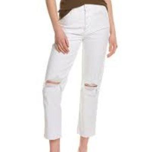 Seven Jeans High Waisted Cropped Straight jeans